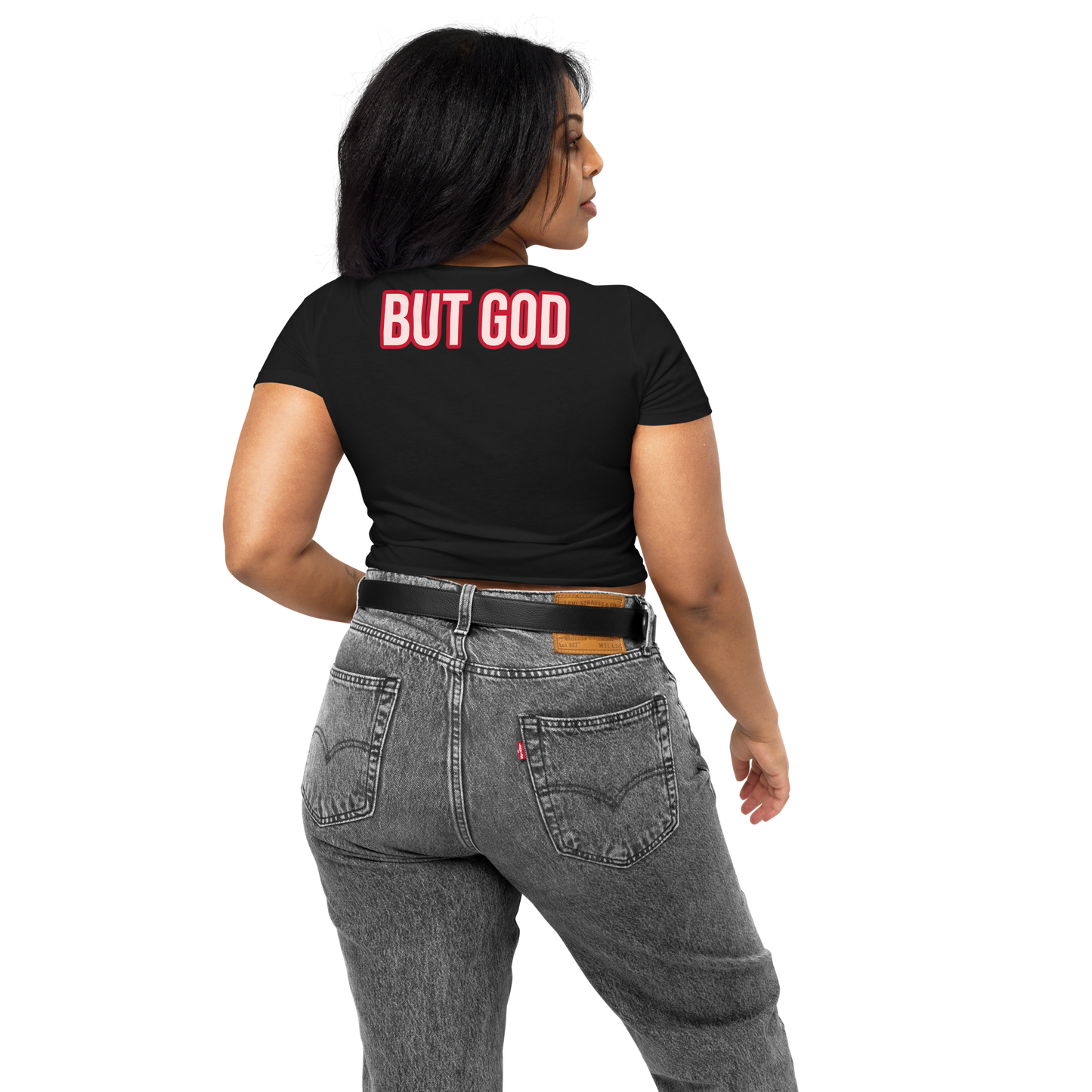 Oops Tee w back design (Enter your sin)