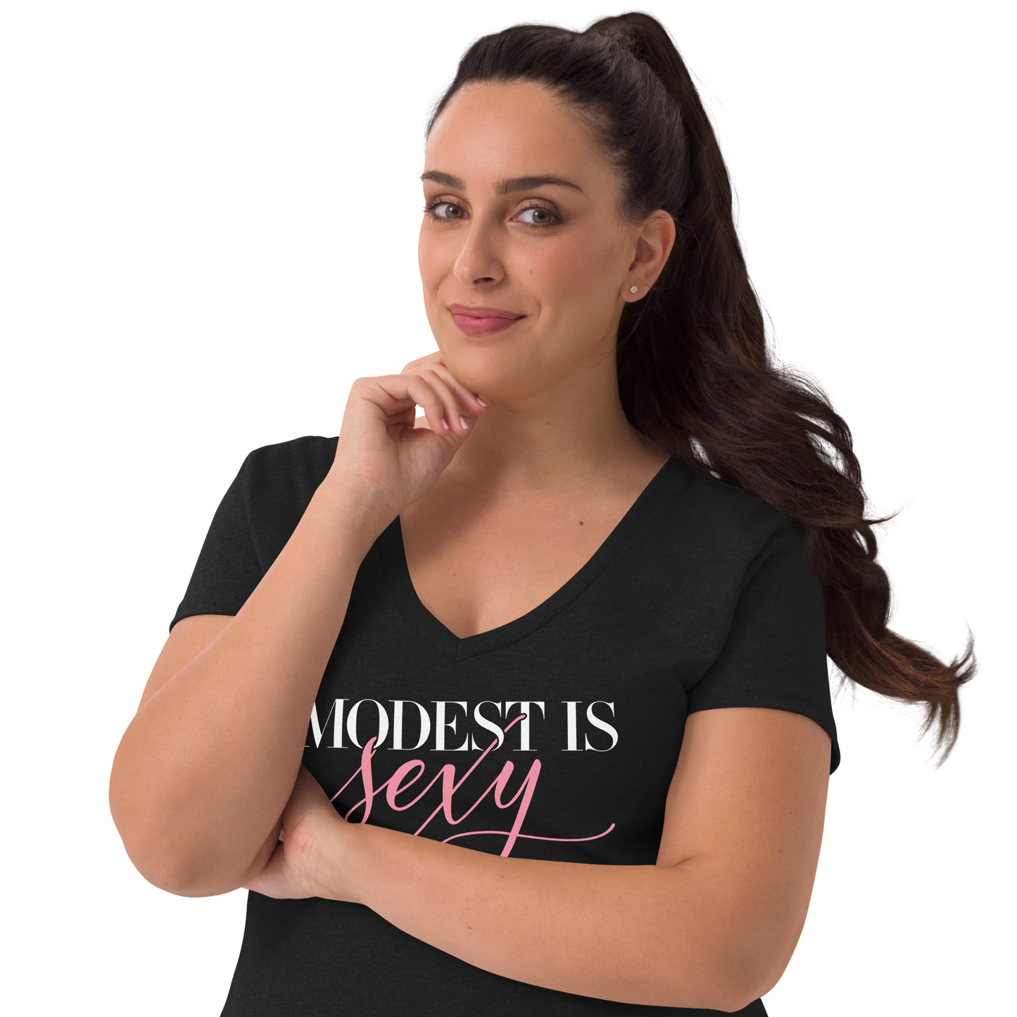 Modest is Sexy V-neck Tee